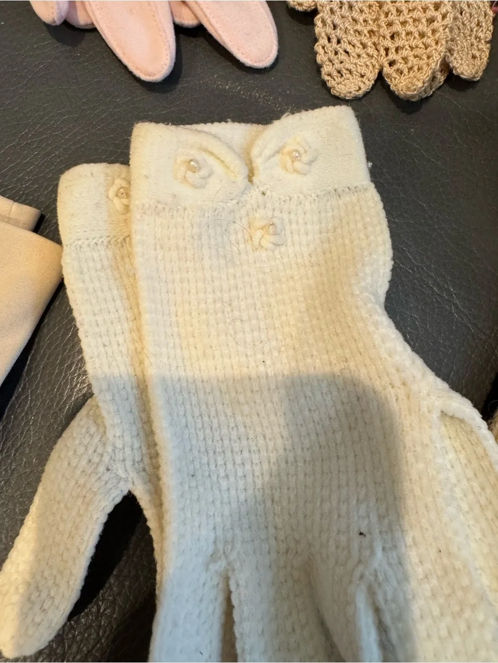 Vintage Assorted Ladies Gloves - Pastel Neutrals Set